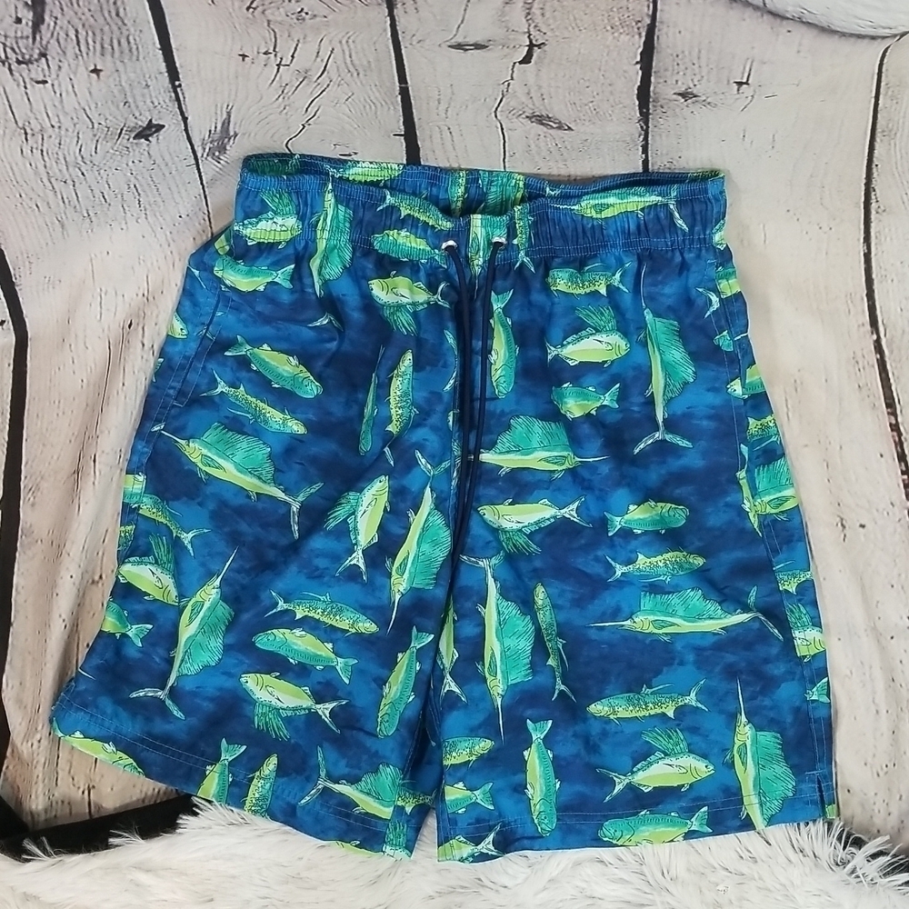 Lands End men's swim trunks